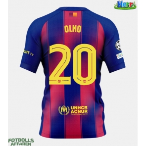 Barcelona Dani Olmo #20 Hemmatröja 2025-26 Kortärmad